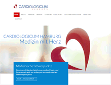 Tablet Screenshot of cardiologicum.net